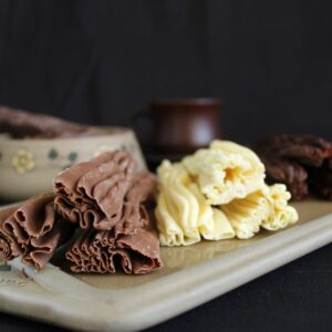 Chocolate en rama negro & blanco